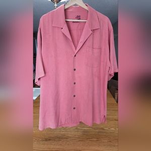 Tommy Bahama 100% Silk shirt. US L. Exquisite condition.